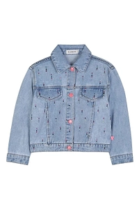 Billieblush Embellished Buttoned Denim Jacket