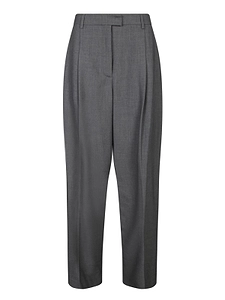 Blanca Vita Pleated Straight-Leg Pants