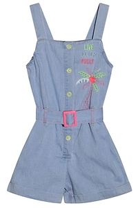 Billieblush Embroidered Belted Playsuit