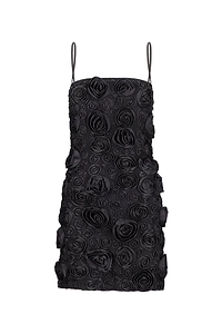 Blumarine Sleeveless Floral-Appliqué Mini Dress
