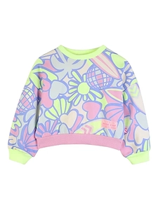 Billieblush Floral-Print Crewneck Sweatshirt