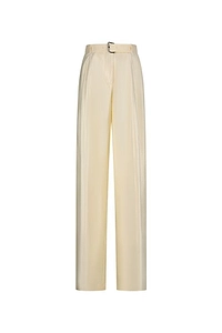 Blumarine Straight Leg Pleated Pants