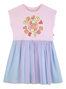 Billieblush Graphic-Printed Tulle Dress