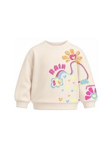 Billieblush Graphic Printed Crewneck Sweatshirt