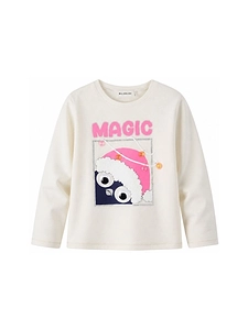 Billieblush Graphic Printed Long-Sleeved T-Shirt