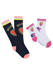 Billieblush Heart Motif Socks Set