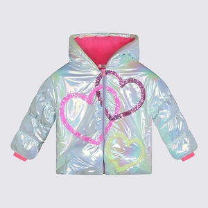 Billieblush Hooded Heart Down Jacket