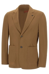 Bob Golden Slim Fit Mesh Blazer