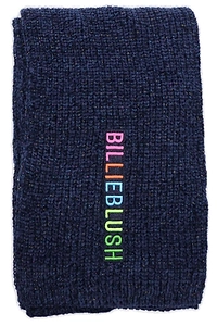 Billieblush Logo Embroidered Knitted Scarf