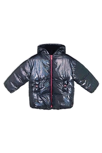 Billieblush Zip-Up Hooded Down Jacket