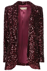Blanca Vita Sequinned Open Jacket
