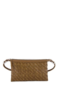Benedetta Bruzziches Woven Zipped Crossbody Bag
