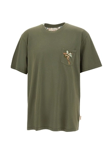 Bob Naif Embroidered Pocket T-Shirt