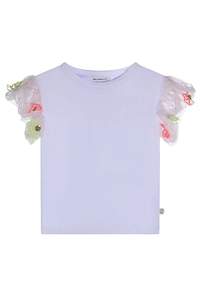 Billieblush Ruffled Detail Short-Sleeved T-Shirt