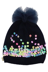 Billieblush Sequin-Embellished Beanie