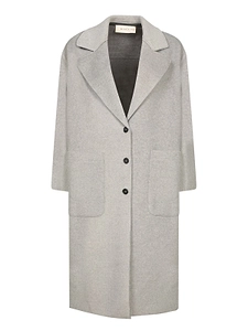 Blanca Vita Single-Breasted Patch-Pocket Coat