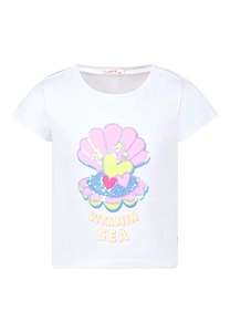 Billieblush Sequin-Embellished Crewneck T-Shirt