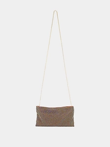 Benedetta Bruzziches Your Best Friend La Petite Embellished Chained Clutch Bag