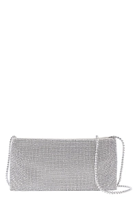 Benedetta Bruzziches Your Best Friend Logo Patch Embellished Clutch Bag