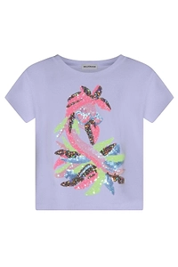 Billieblush Sequin Embellished Short-Sleeved T-Shirt