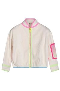 Billieblush Sequin-Embellished High-Neck Jacket