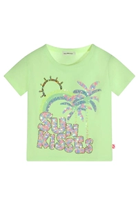 Billieblush Sequin Embellished Short-Sleeved T-Shirt