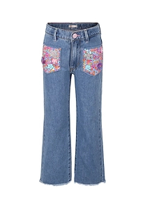 Billieblush Sequin-Embellished Straight-Leg Jeans