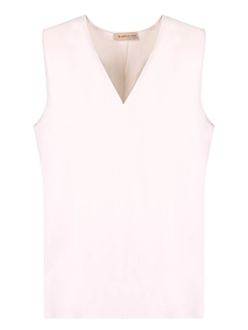 Blanca Vita Sleeveless V-Neck Top