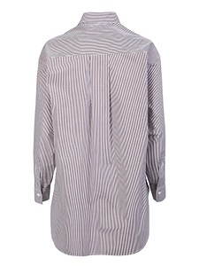 Blanca Vita Striped Button-Up Shirt