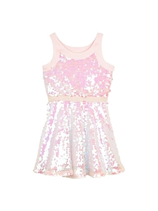 Billieblush Sequined Sleeveless Dress