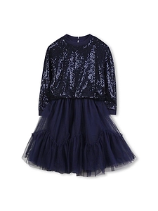 Billieblush Sequined Tulle Dress