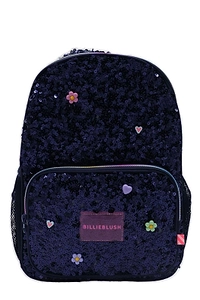 Billieblush Logo Patch Sequin-Embellished Backpack