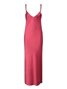 Blanca Vita V-Neck Satin Slip Dress