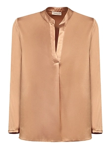 Blanca Vita V-Neck Silk Top