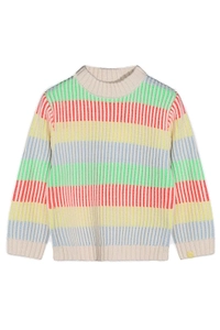 Billieblush Striped Crewneck Jumper