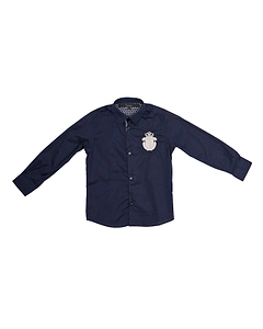Billionaire Kids Crest Patch Shirt