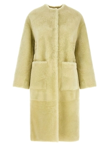 Blancha Long Shearling Coat