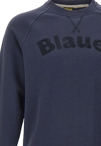 Blauer Camp Logo Crew Sweatshirt