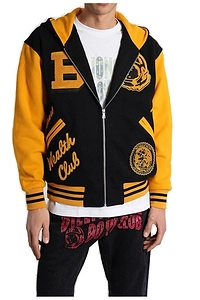 Billionaire Boys Club World College Cheerleader Zip Through Hooded Jacket