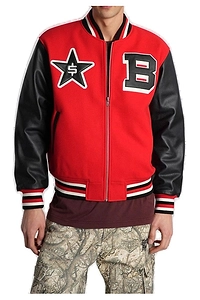 Billionaire Boys Club Star Patch Two-Toned Bomber Jacket