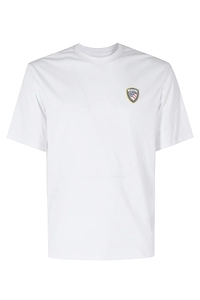 Blauer Faxon Logo Patch Crewneck T-Shirt