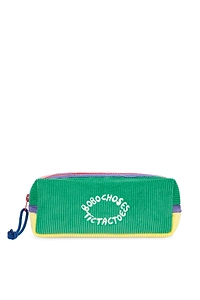 Bobo Choses Tic Tac Toe Color Block Corduroy Pencil Case