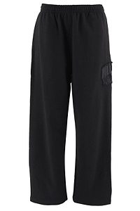 Billionaire Logo Patch Wide Leg Trousers