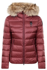 Blauer Hooded Fur-Trimmed Down Jacket