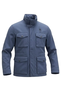 Blauer High-Neck Pocket-Detailed Jacket