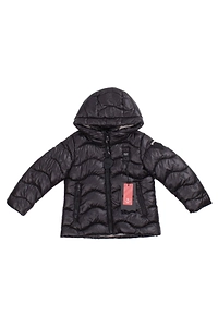 Blauer Hooded Logo Patch Jacket