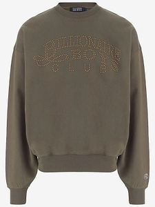 Billionaire Stud Logo Crew Neck Sweatshirt