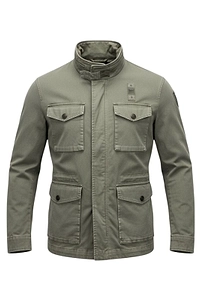Blauer High-Neck Pocket-Detailed Jacket