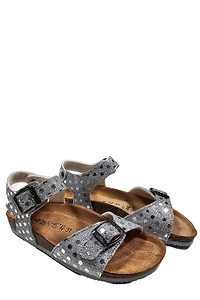 Biochic Kids Polka Dot Buckled Sandals