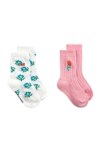 Bobo Choses Floral Two-Pack Socks